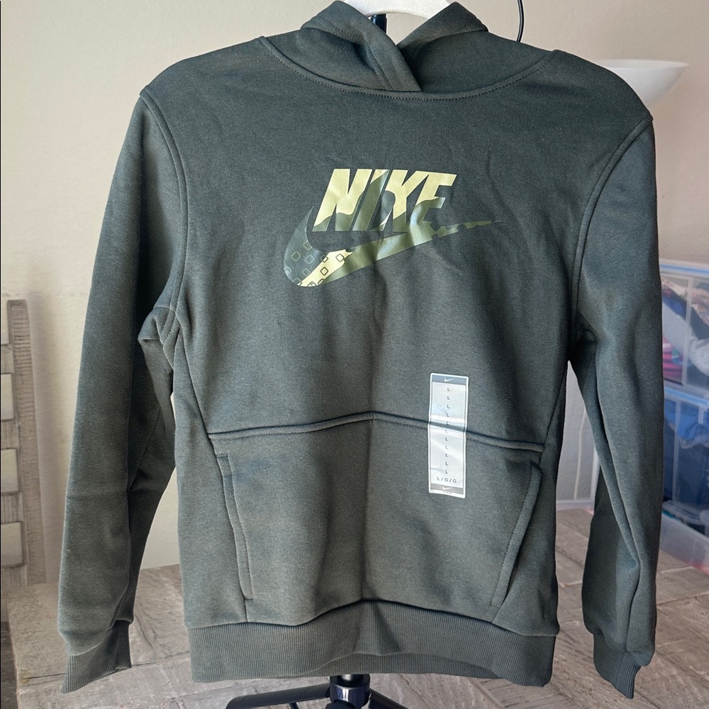 Nike Kids Boys Fleece Hoodie Size L NWT